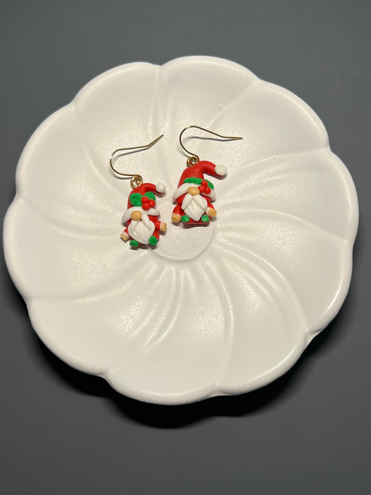 Gnomes Christmas Earrings - 1.5" Drop