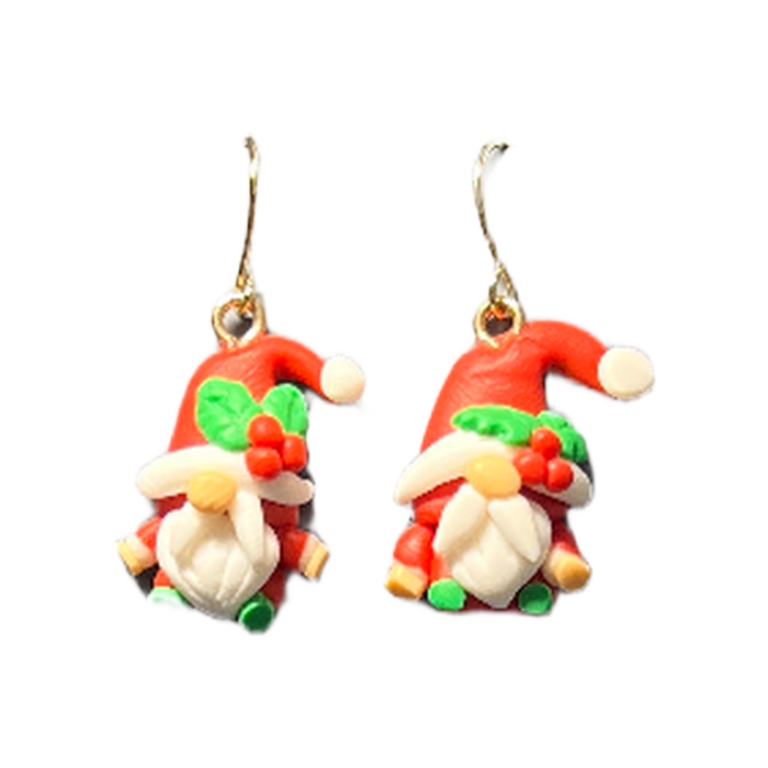 Gnomes Christmas Earrings - 1.5" Drop