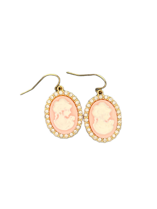 Pink Cameo Victorian Earrings Janice Boutique Shop