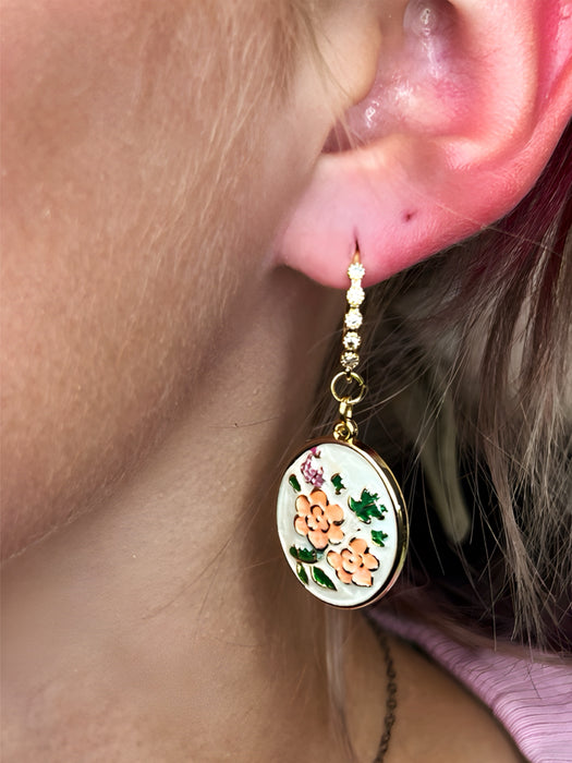 Janice Boutique Shop Roses Earrings